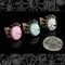 Antiqued Bronze Filigree Ring Blanks with 13mm x 18mm Settings - Set of Six - XXX - RING4